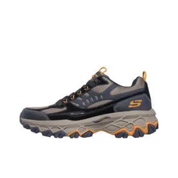 Skechers ARCH FIT AKHIDIME Wear Resistant Low Top Casual Shoes Men's Black Umber