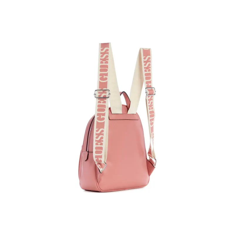 GUESS Artificial Leather Backpack Regular Women's Pink-1