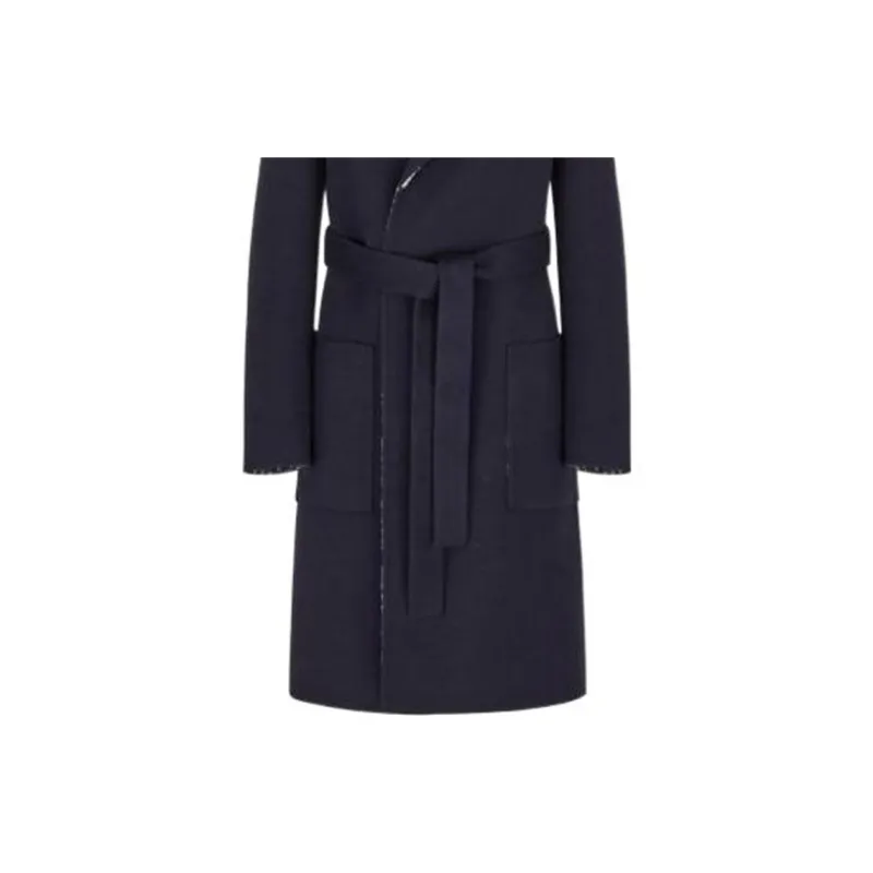 DIOR Coats Women's Blue-7