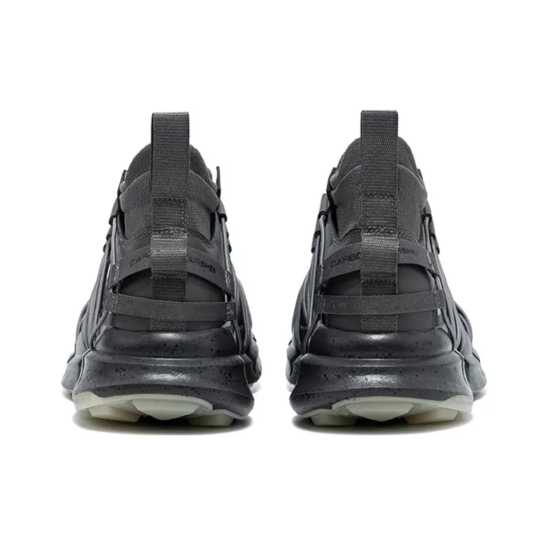CARBONSTAR SHELL Armor Series Cushioning Lightweight Wear Resistant Low Top Sprint Running Shoes Unisex Dark Gray-2