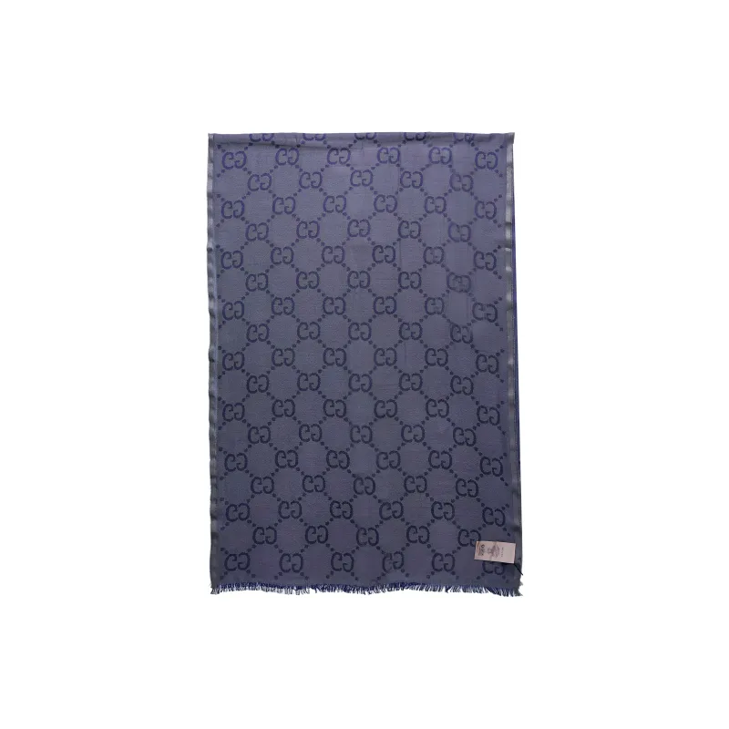 GUCCI Gg Wool Silk Scarf-0