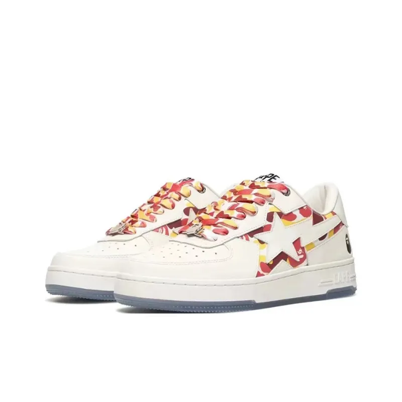 A BATHING APE STA Low Top Skateboard Shoes Unisex City Limited-1