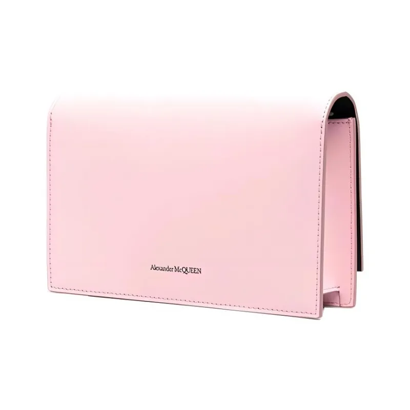 Alexander McQueen Leather Shoulder Bag Crossbody Bag Mini Women's Pink-1