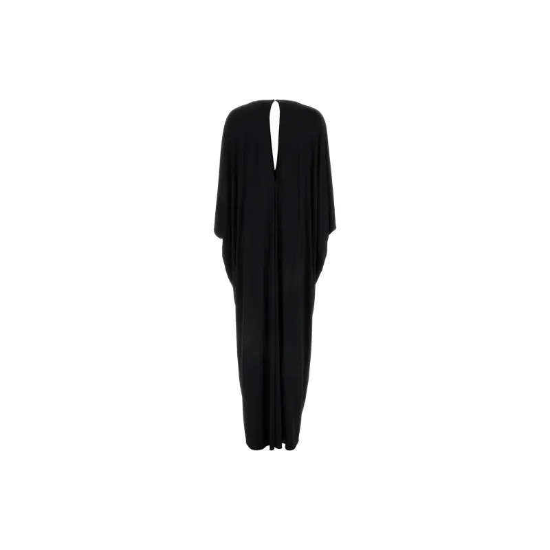 TOM FORD Satin Stretch Jersey Deep V-Neck Kaftan Dress-1