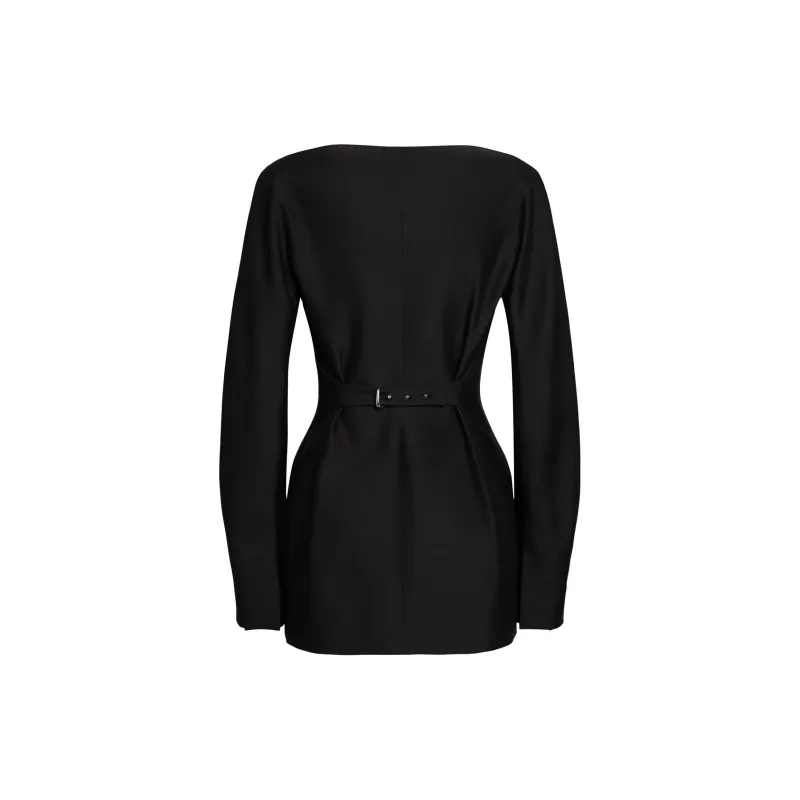 Jacquemus Long Sleeved Dress Women's Black-1