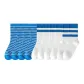 4 Blue+4 White Double Stripes+2 White Triple Stripes