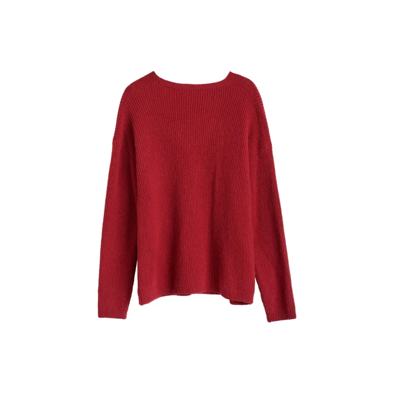 Olrain Sweaters Women's Red-1
