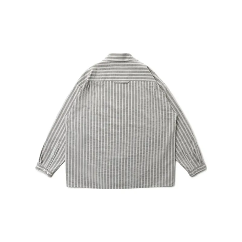 UPXIW Shirts Men Light Gray-1