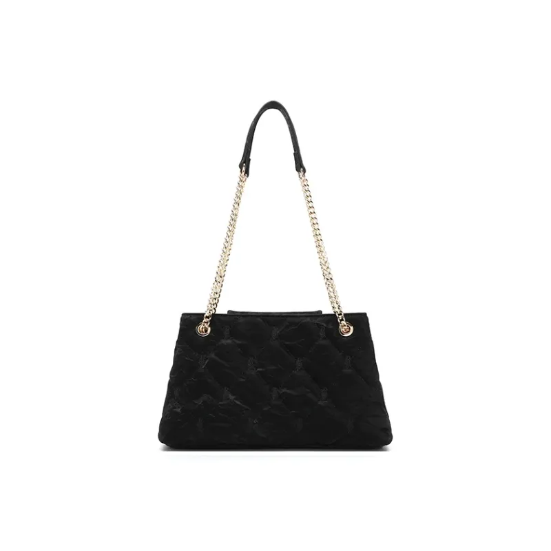 BETTINA VIVIAN PU Shoulder Bag, Crossbody Bag Regular Women's Black-4