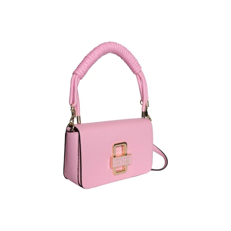 VERSACE JEANS COUTURE Synthetic Leather Shoulder Bag Crossbody Bag Handbag Regular Women's Pink-1