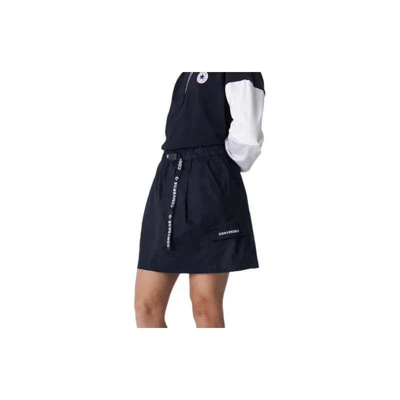 Converse Casual Short Skirts Women's Black-5