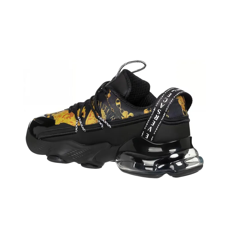 VERSACE JEANS Couture Chain Couture-print Panelled Sneakers-3