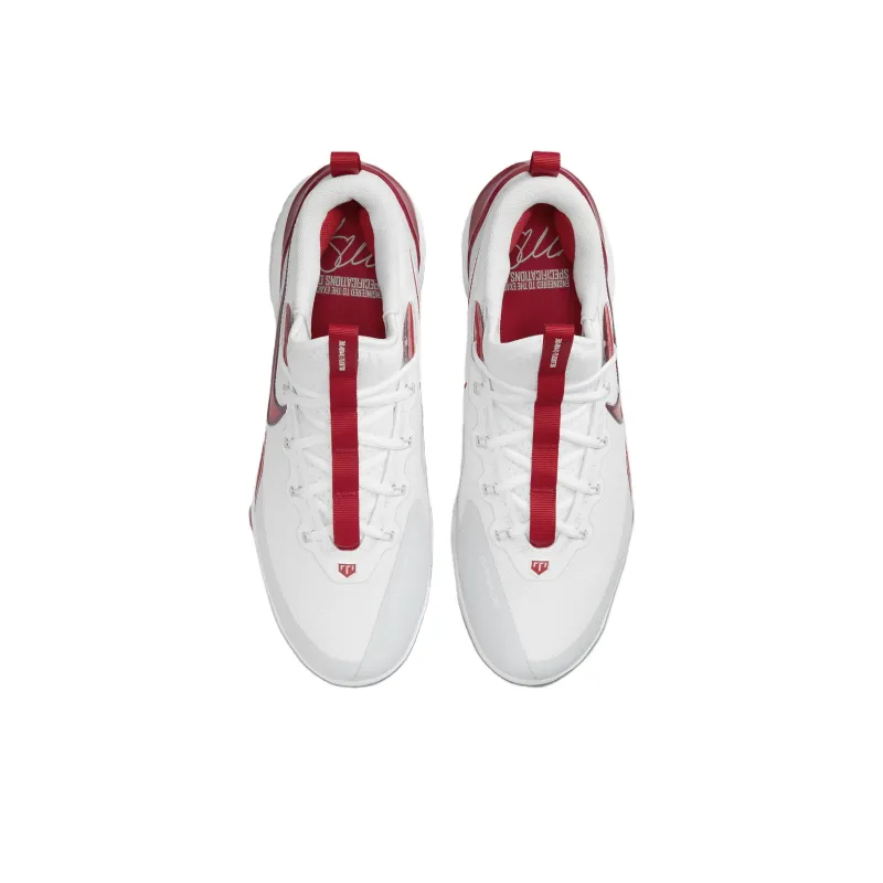 Nike Force Trout 9 Elite Mcs White Pure Platinum Team Red University Red-3