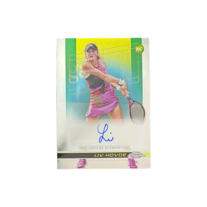 PANINI 2024 Topps Chrome Tennis Hoft RC Rising Stars Signature Card Star Card Condition Guaranteed Sports Cards 1 Pc-0