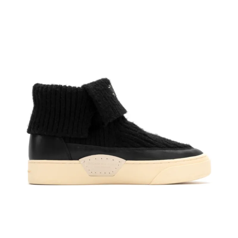 FOOT INDUSTRY Foot Industry Mid Top Skateboard Shoes Unisex Black-1