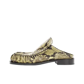 DRIES VAN NOTEN Wrap-toe Slippers Men's Green