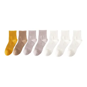 Yalu Mid Calf Socks Men's 7 Pack