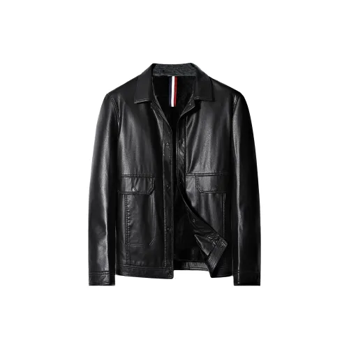 CASAMIA Leather Jackets Men