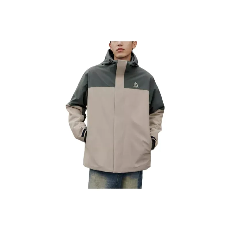 361° Life Collection Waterproof And Wear-resistant Windbreaker Jacket Unisex Laurel Leaf Grey Green/Spruce Green-0