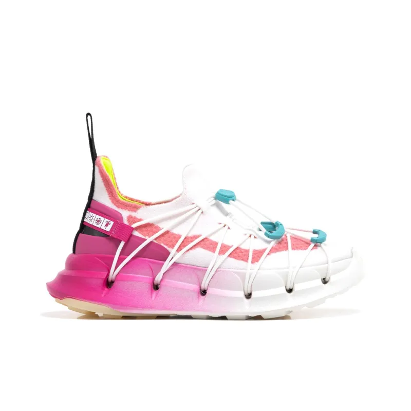 CARBONSTAR PRO Core Series Cushioned Slip Resistant Breathable Low Top Sprint Running Shoes Unisex White Red-1