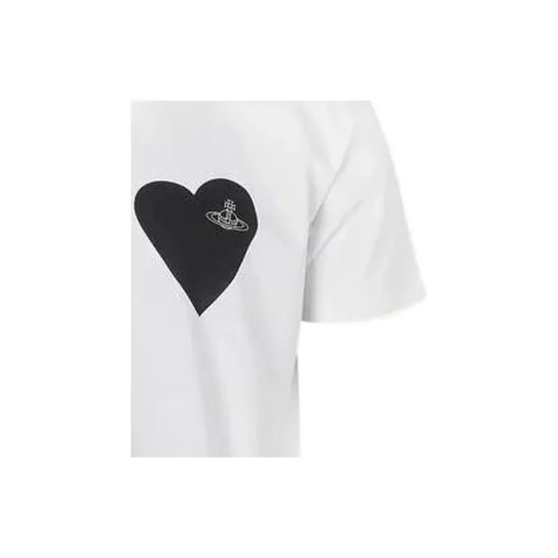 Vivienne Westwood Heart print Cotton T shirt-4