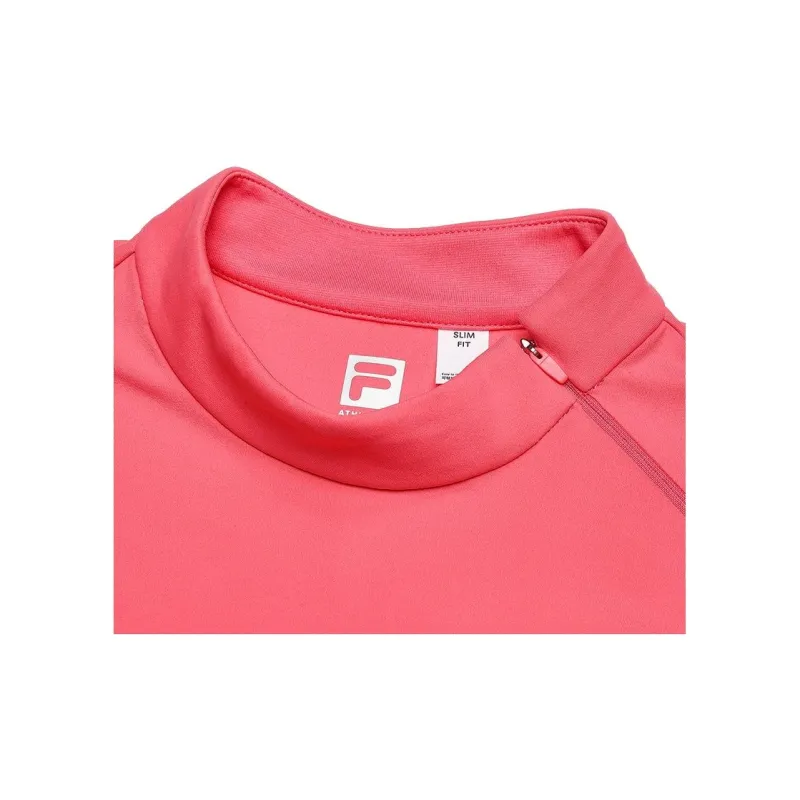 FILA Fitness Regular T Shirt Women's Coral Red-4