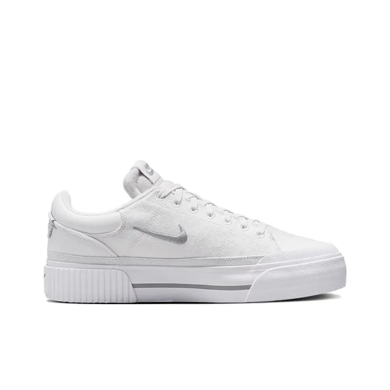 Nike Court Legacy Lift Summit White White Phantom Light Smoke Grey Women's-1