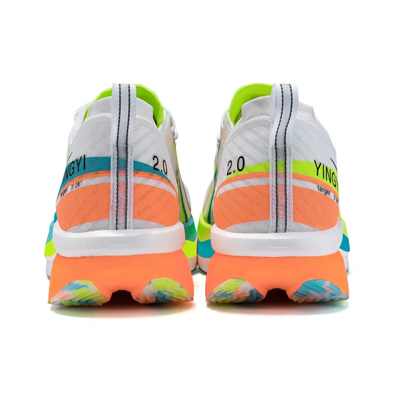 IRUNSVAN Running Shoes Unisex Mismatched Color Huangqin & Qingdai-5