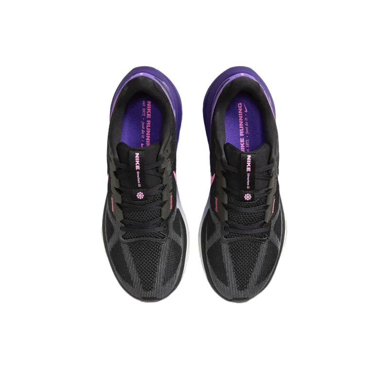 Nike Structure 25 Black Anthracite Field Purple Laser Fuchsia-3