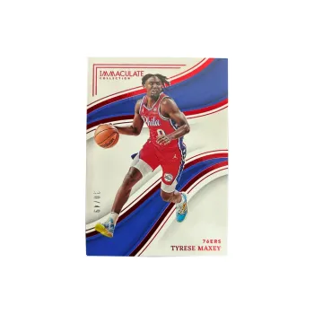 PANINI 2022 23 76 Persons Maxey 30/49 Red Fold Player Card Product Access Sports Cards 1 Pc