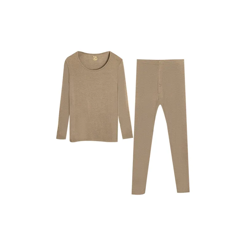 Red bean Men Thermal Sets-0