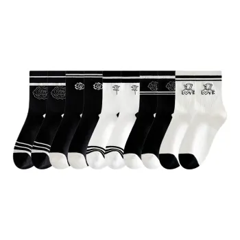 Lan Miao Mid Calf Socks Women's 10 Pack