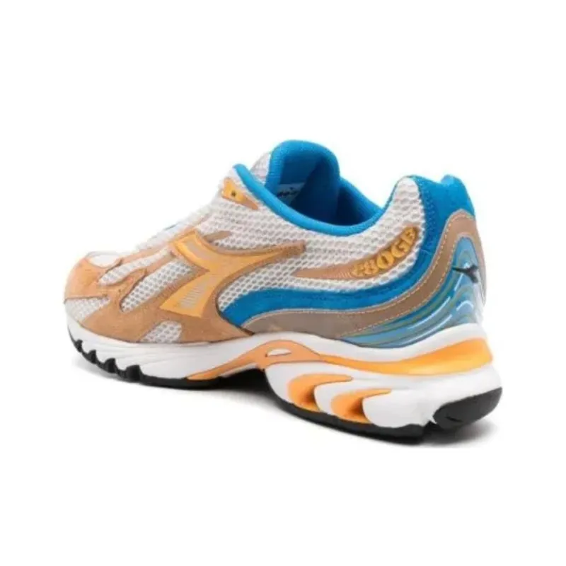 Diadora Cushioning, Wear Resistant Low Top Running Shoes Men's Yellow-2