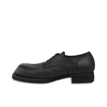 GUIDI Horse leather Derby Shoes