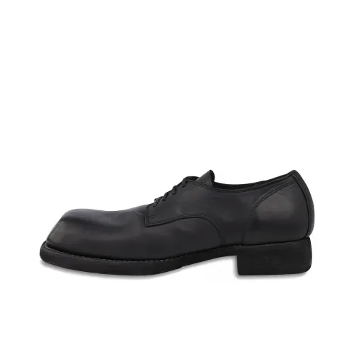 GUIDI Horse-leather Derby Shoes