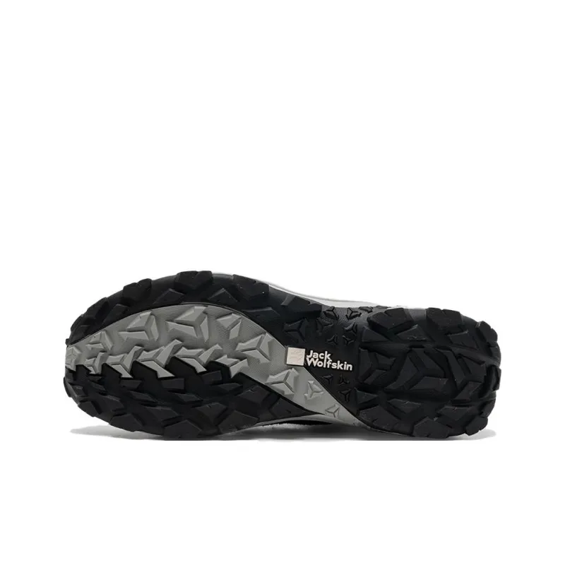 Jack Wolfskin Wear resistant And Lightweight Mid Top Trekking Shoes Men's Black-3