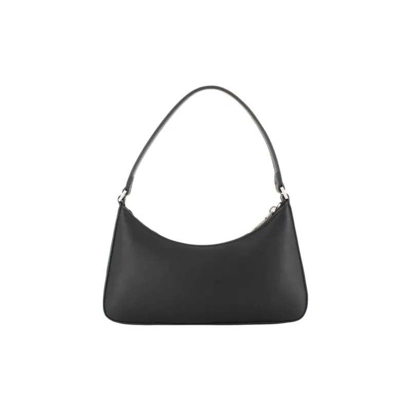 CALVIN KLEIN Recycled Polyester Handbag Shoulder Bag Small Size Women's Black-3