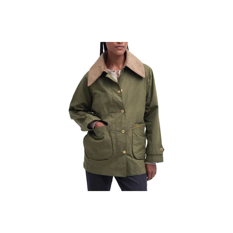 BARBOUR Hutton Oversized Showerproof Jacket-3