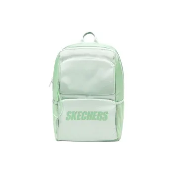 Skechers Fabric Backpack Medium Size Unisex Sapphire Green & Clear Green