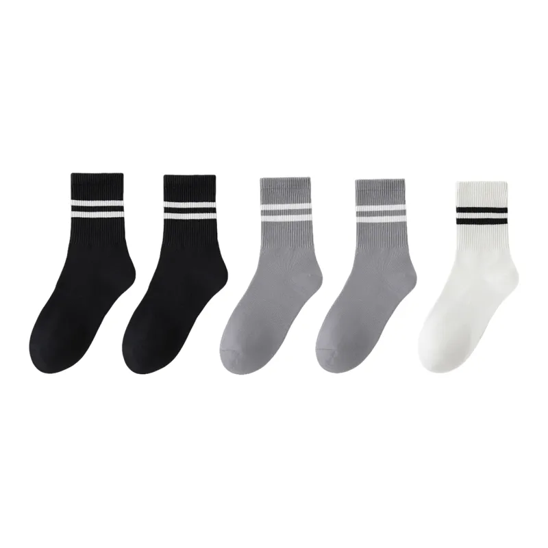 Yalu Mid Calf Socks Women's 5 Pack-1