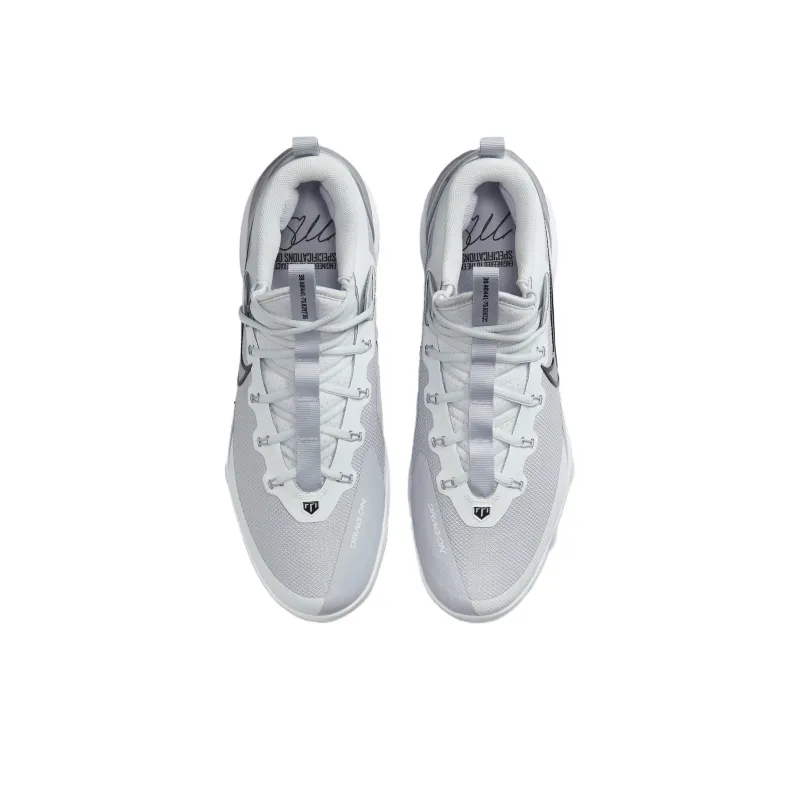 Nike Force Trout 9 Elite Mcs Pure Platinum Wolf Grey White Metallic Silver-3