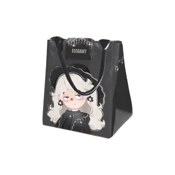 AOSONG Suede Tech Fabric Lunch Box Bag Handbag Large Size Women's Elegant And Charming