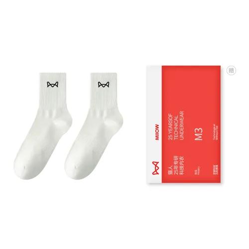 MIIOW Mid Calf Socks Men's Combo Set