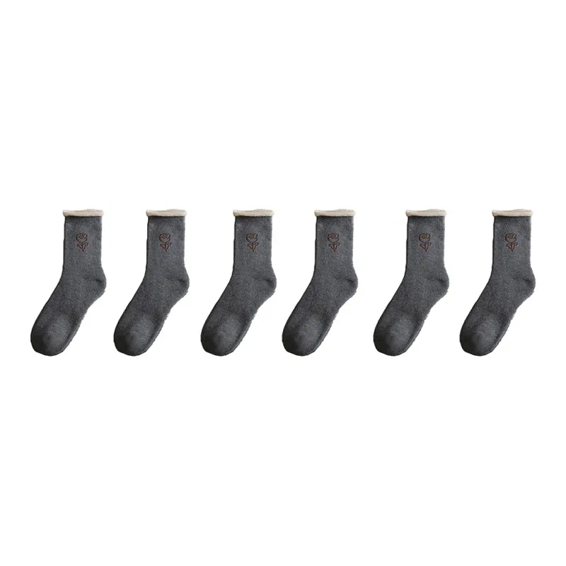 YUZHAOLIN Mid Calf Socks Women's Combo Set-22