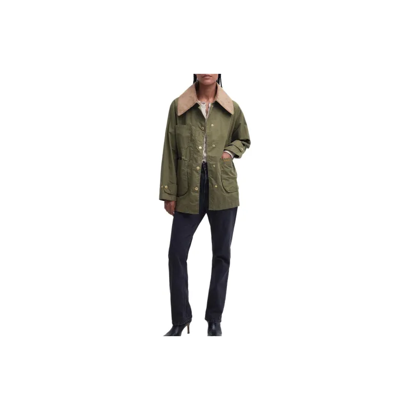 BARBOUR Hutton Oversized Showerproof Jacket-2