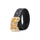 Gold-Tone Lock PVC Strap