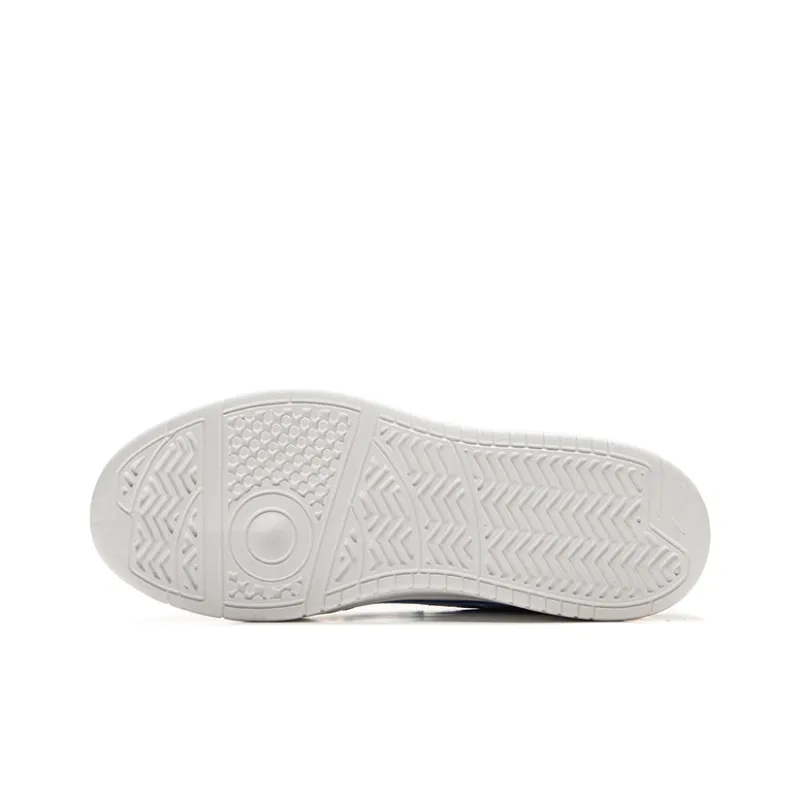 LiNing Acer Truncatum Cushioning, Slip Resistant, And Abrasion Resistant Low Top Skateboard Shoes Women's White Blue-5