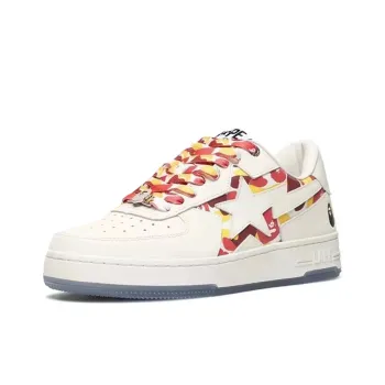 A BATHING APE STA Low Top Skateboard Shoes Unisex City Limited