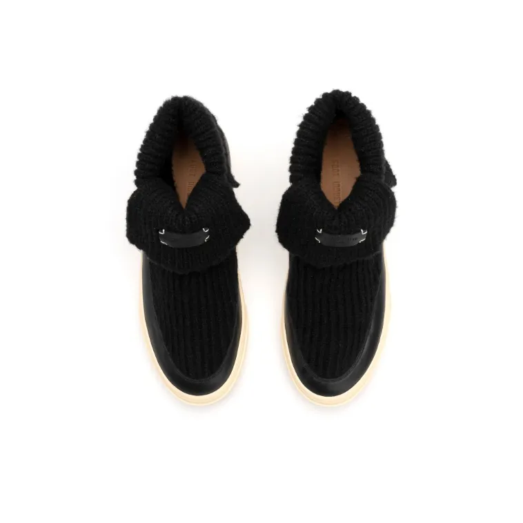 FOOT INDUSTRY Foot Industry Mid Top Skateboard Shoes Unisex Black-3