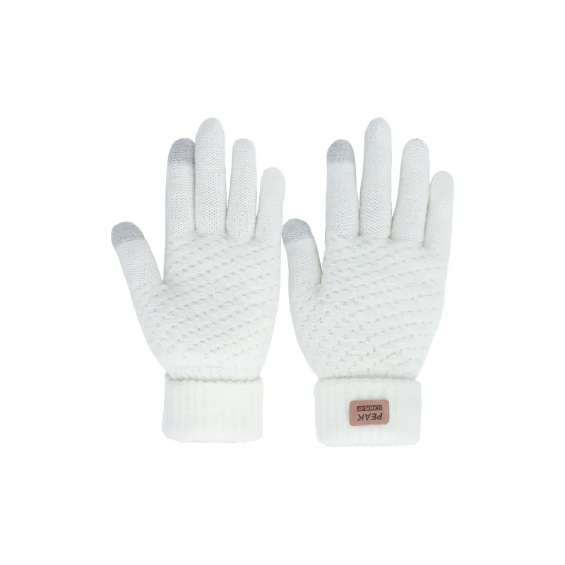 PEAK Acrylic Knit Gloves Unisex Multiple Colors-2